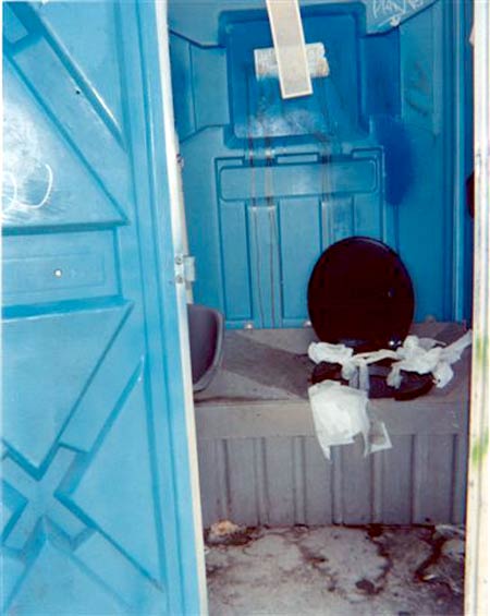 dirty porta potty