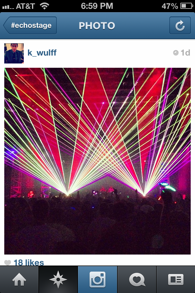 echostage lasers